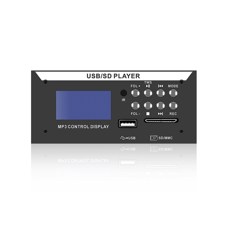 LCD8226: Tám nút IR Remote SD/USB Kết nối Màn hình LCD Máy nghe nhạc MP3 có Bluetooth,TWS