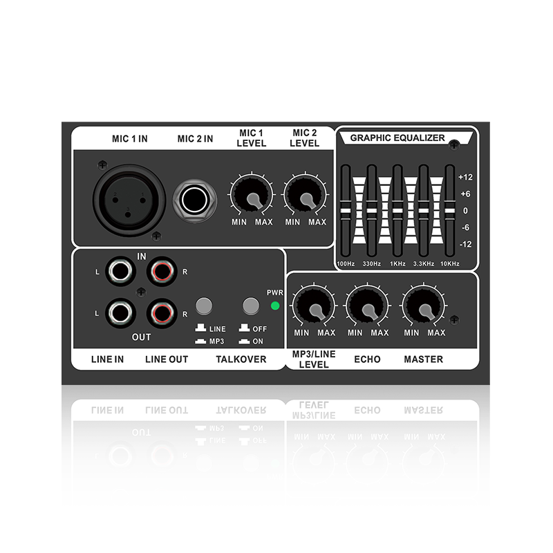 PL13-5EQ+AC: Mô-đun chức năng tương tự ngang ưu tiên hai kênh Mic và Mic cho Bộ khuếch đại Loại AB