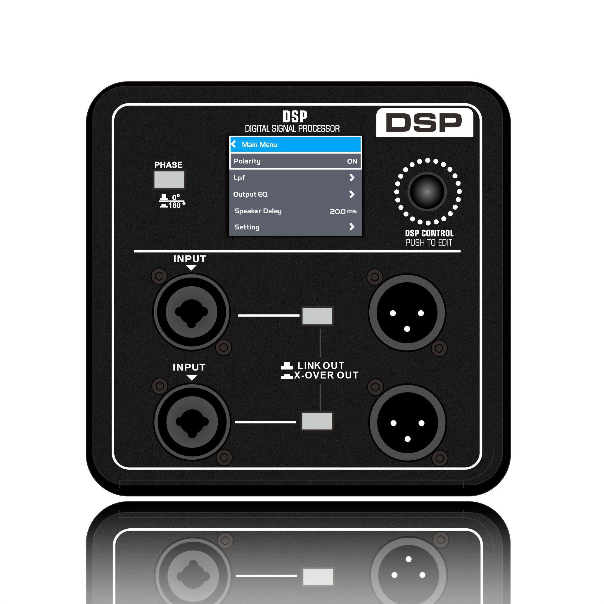 Bộ khuếch đại loa siêu trầm hỗ trợ chuyên nghiệp DSP2405SUB