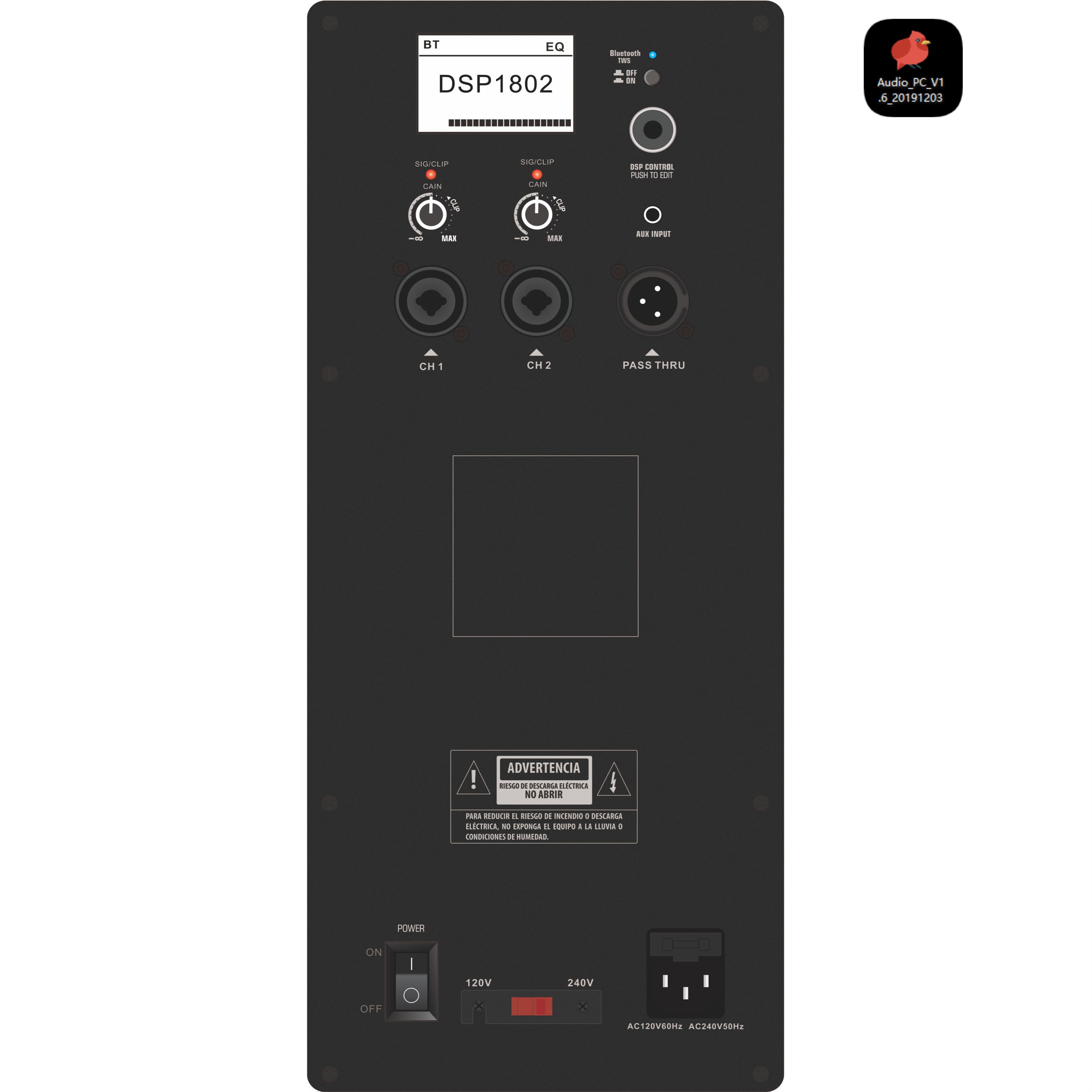 Bộ khuếch đại loa hoạt động 2 chiều DSP1802