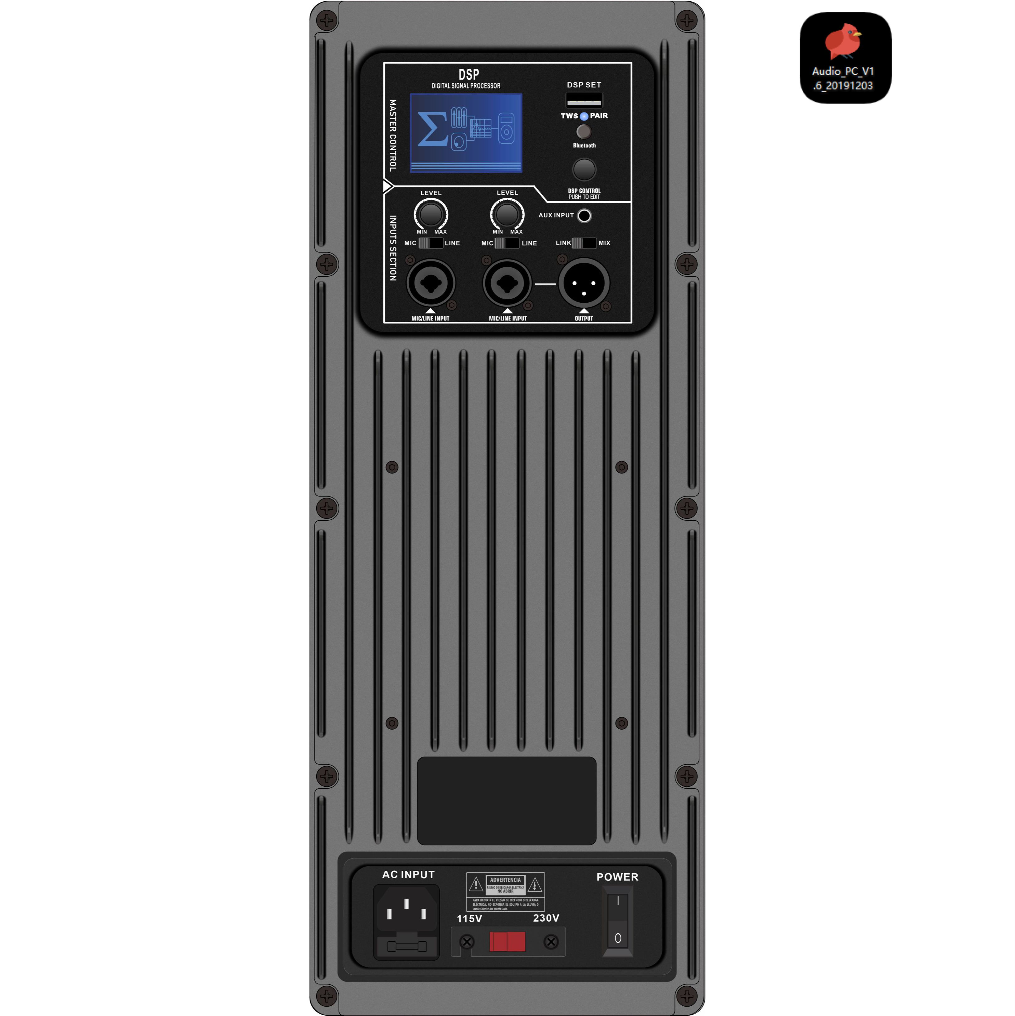 Bộ khuếch đại toàn dải DSP1804 DSP