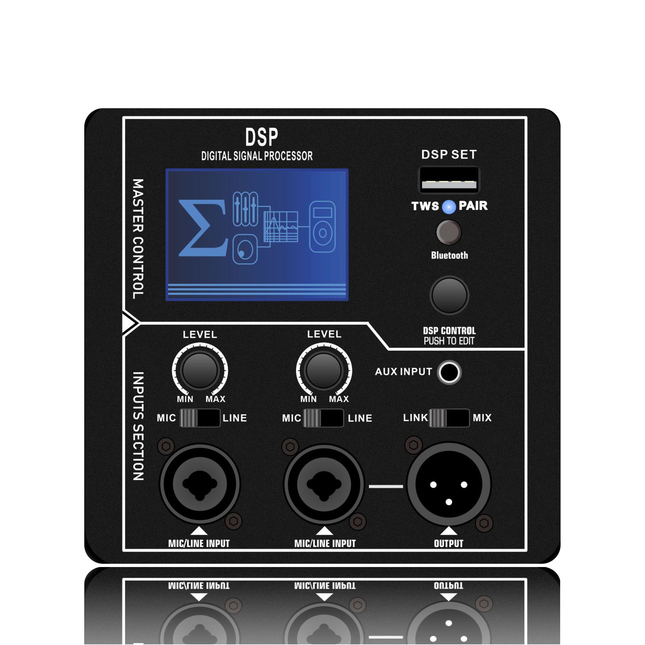 Bộ khuếch đại toàn dải DSP1804 DSP