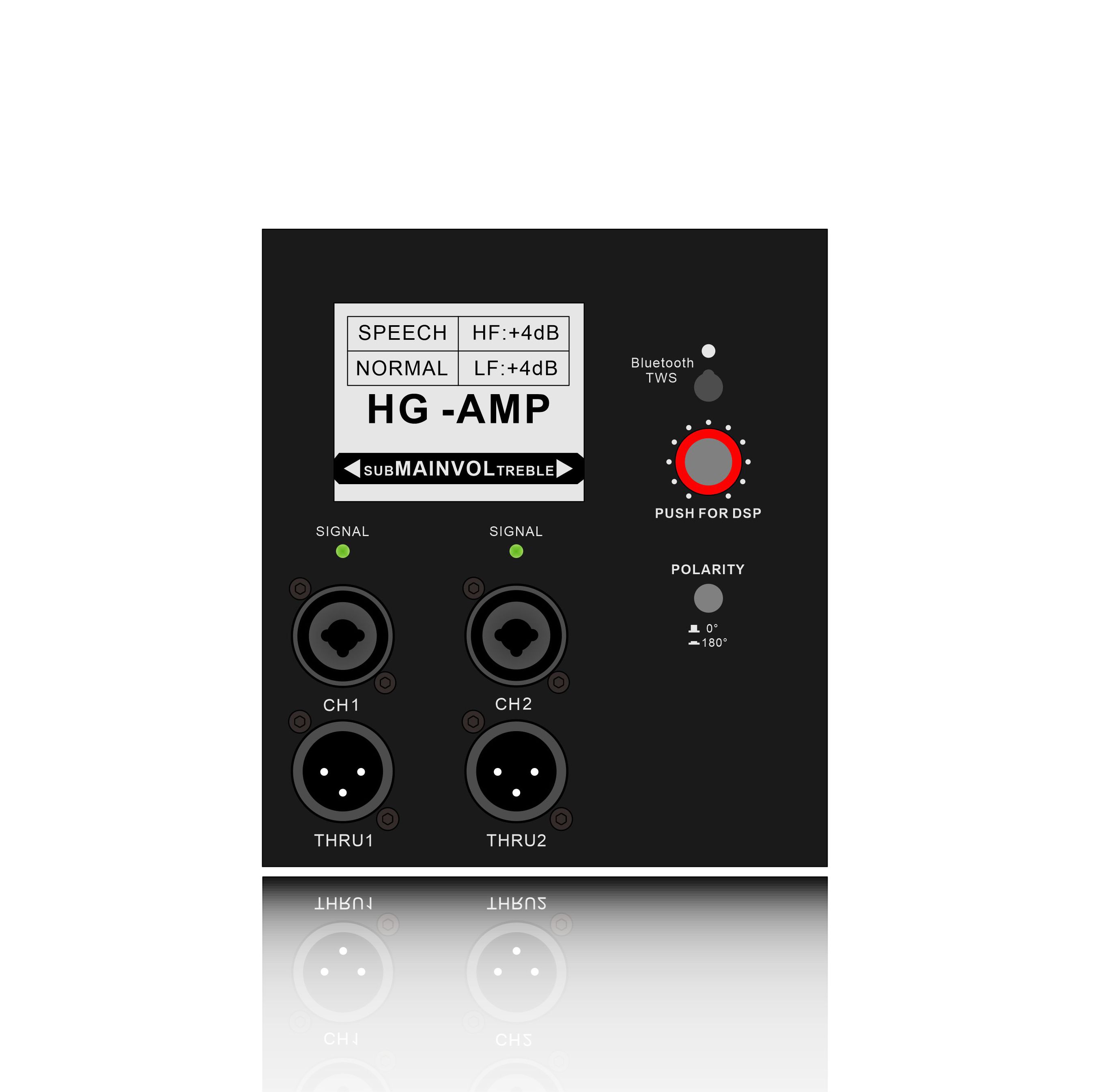 DSP718SUB:Giao diện LCD có sẵn Bluetooth và loa siêu trầm được cấp nguồn Mô-đun chức năng