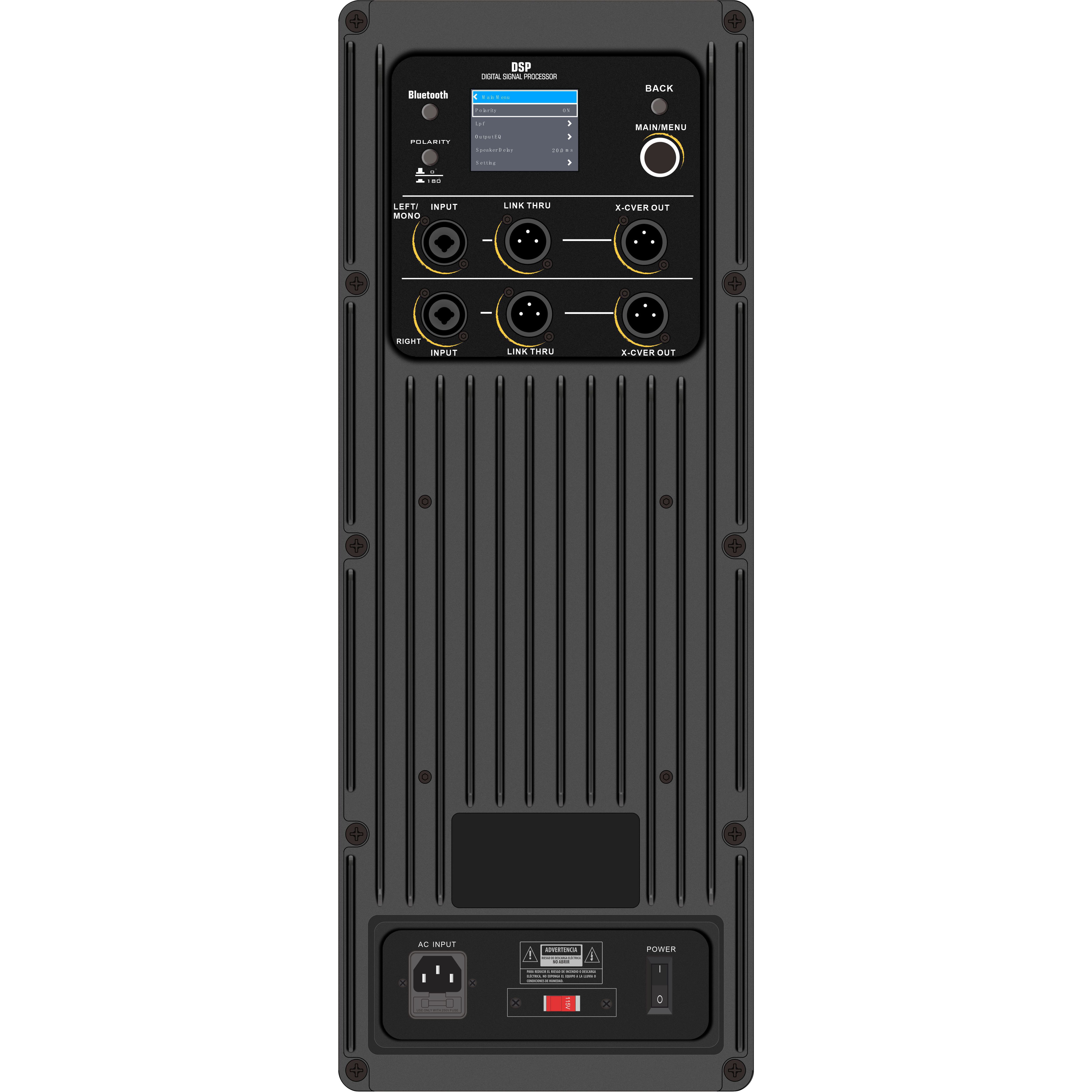 Bộ khuếch đại loa siêu trầm DSP2504SUB DSP Pro