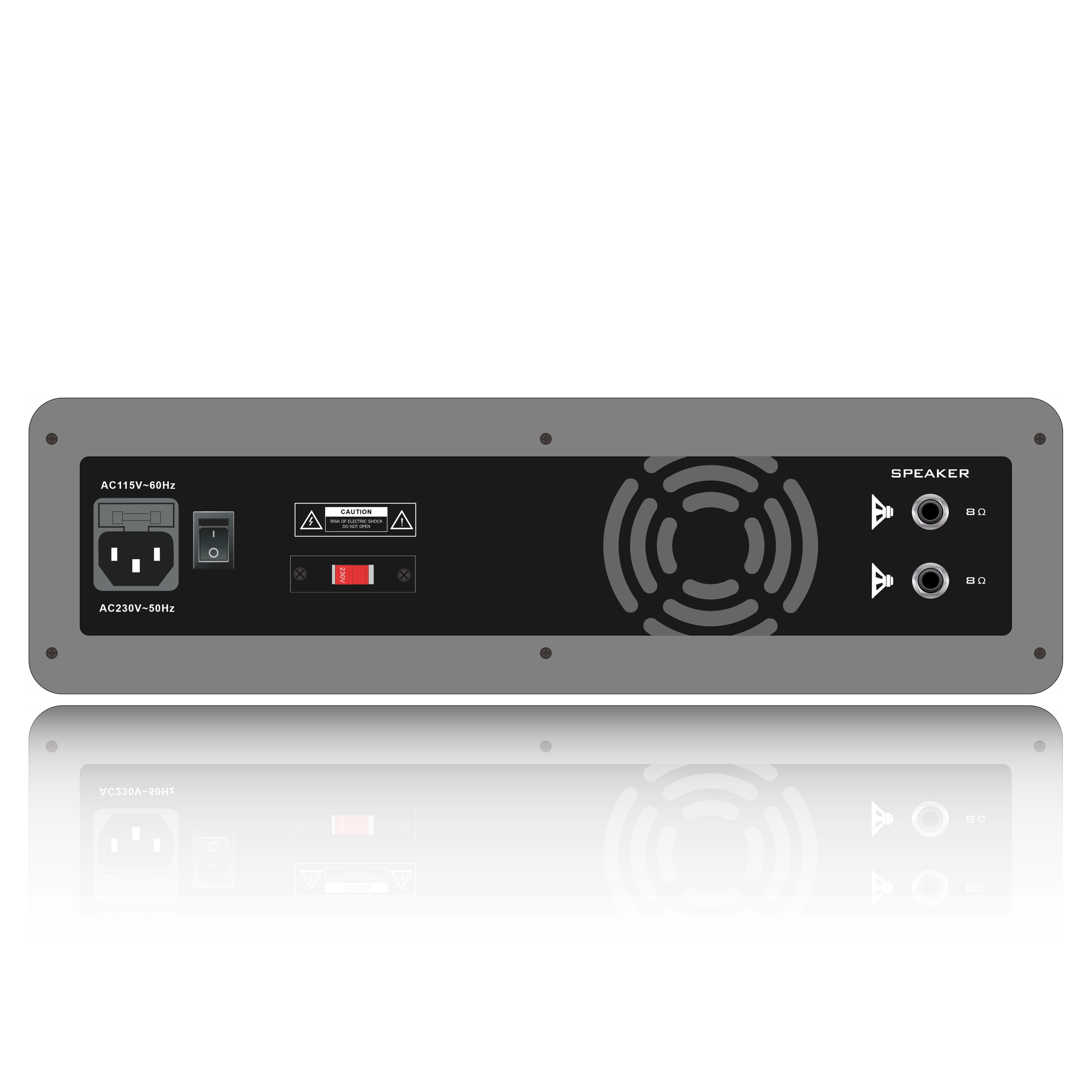 Máy trộn PA 8 kênh chạy bằng hộp nhựa SD506