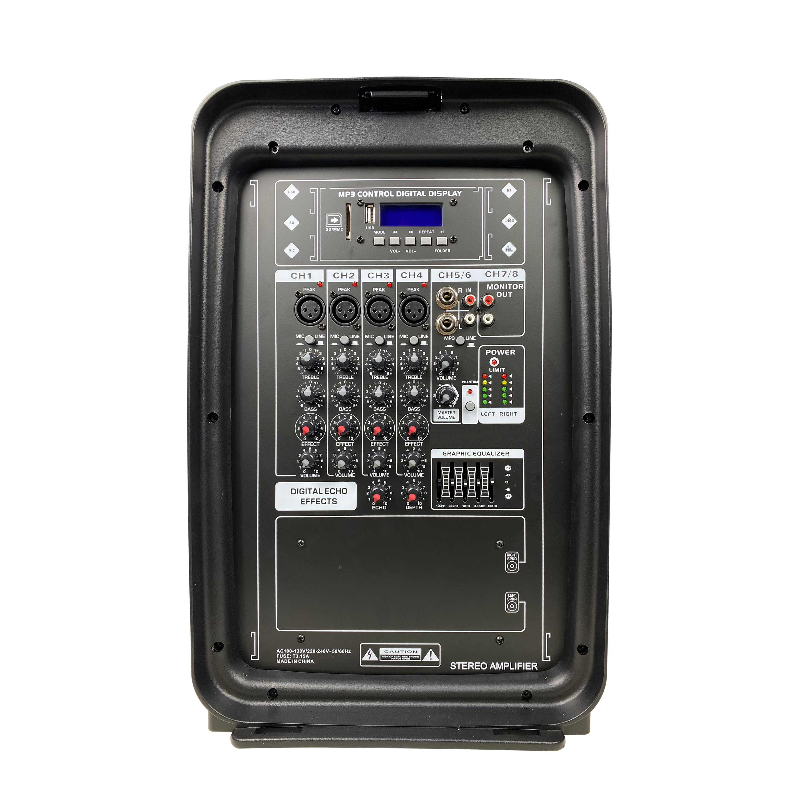 Bộ khuếch đại trộn hỗ trợ hệ thống hai chiều 10 inch nhỏ gọn EON210A
