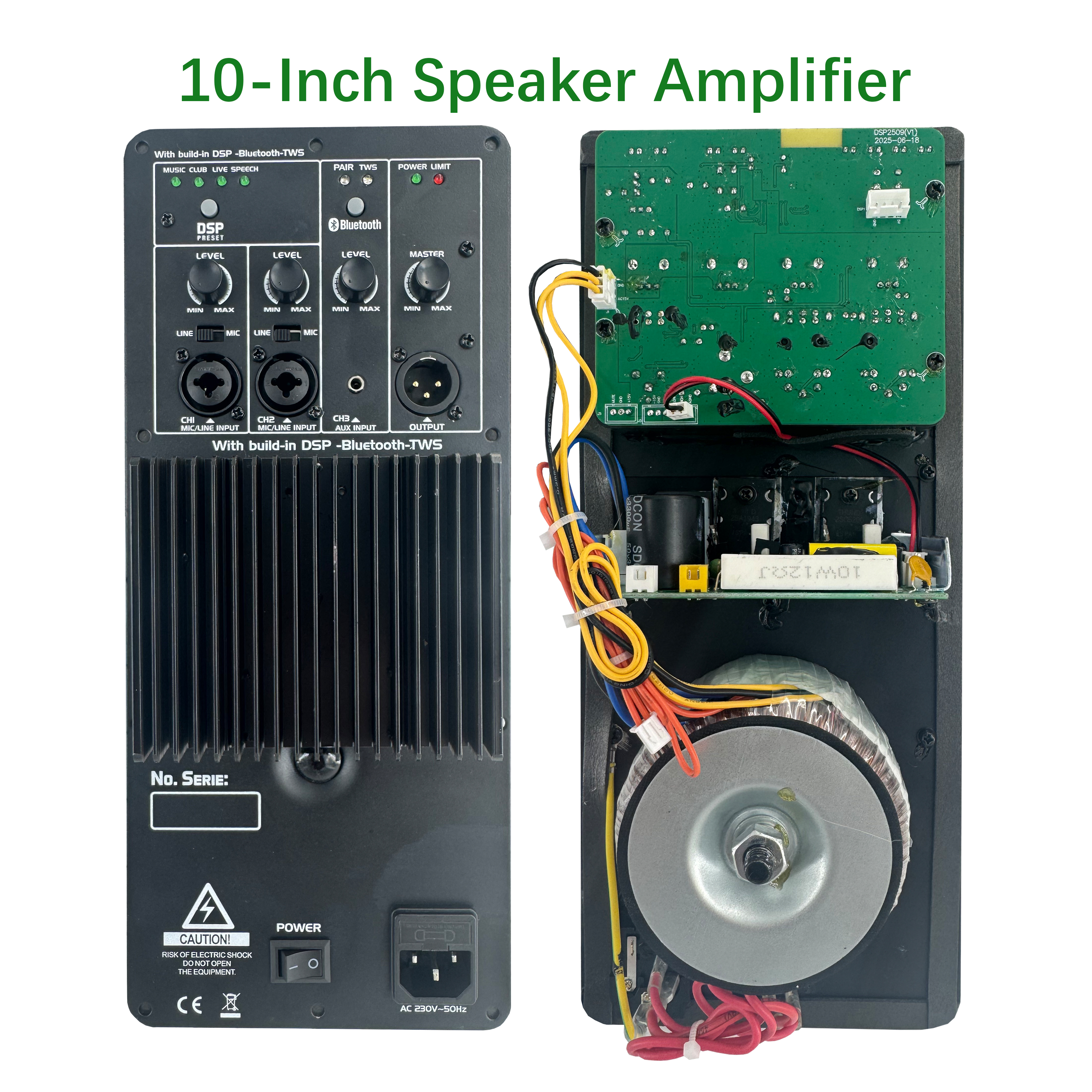 Bộ khuếch đại Class AB đa chức năng hiệu suất cao DSP2509 với DSP