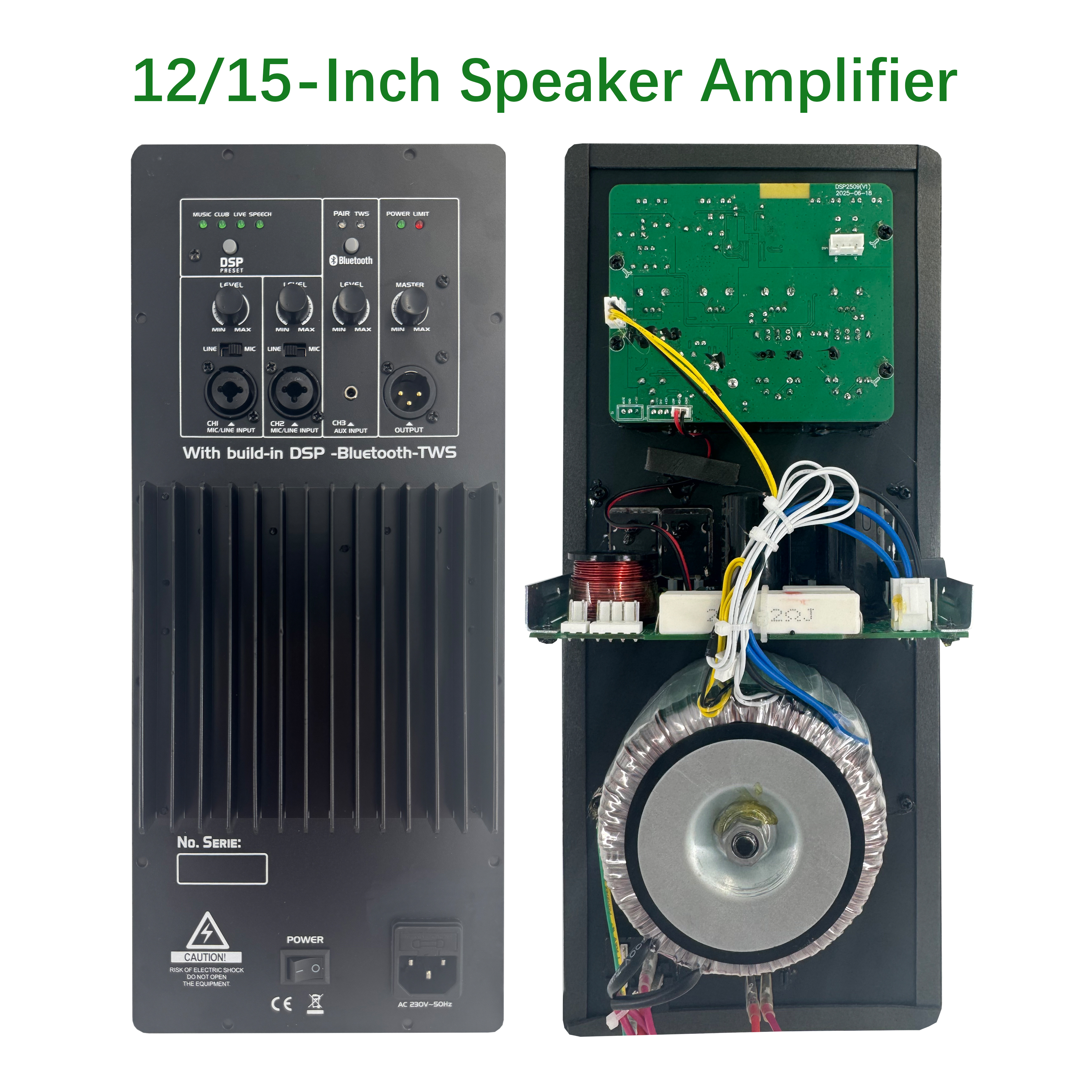Bộ khuếch đại Class AB đa chức năng hiệu suất cao DSP2509 với DSP