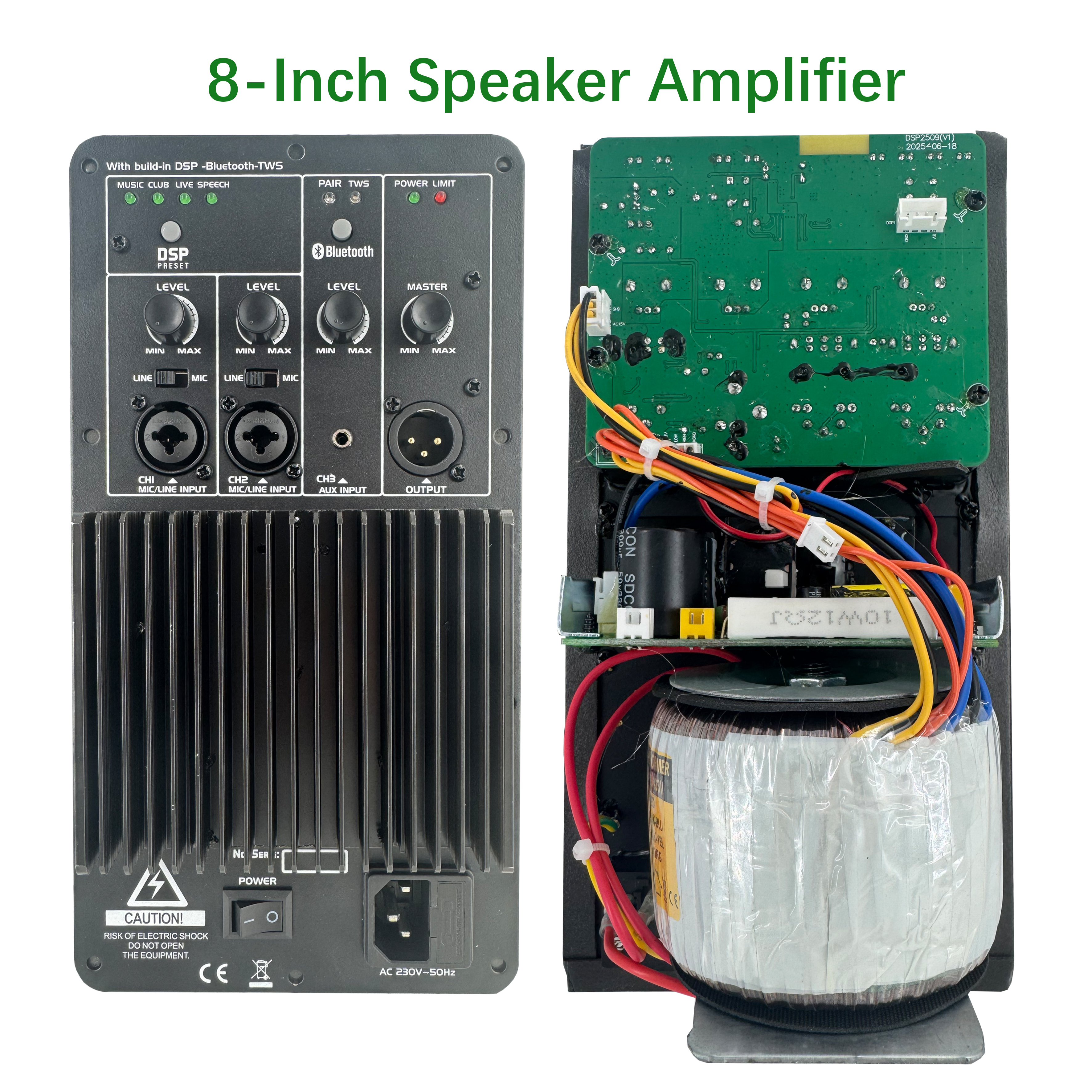 Bộ khuếch đại Class AB đa chức năng hiệu suất cao DSP2509 với DSP